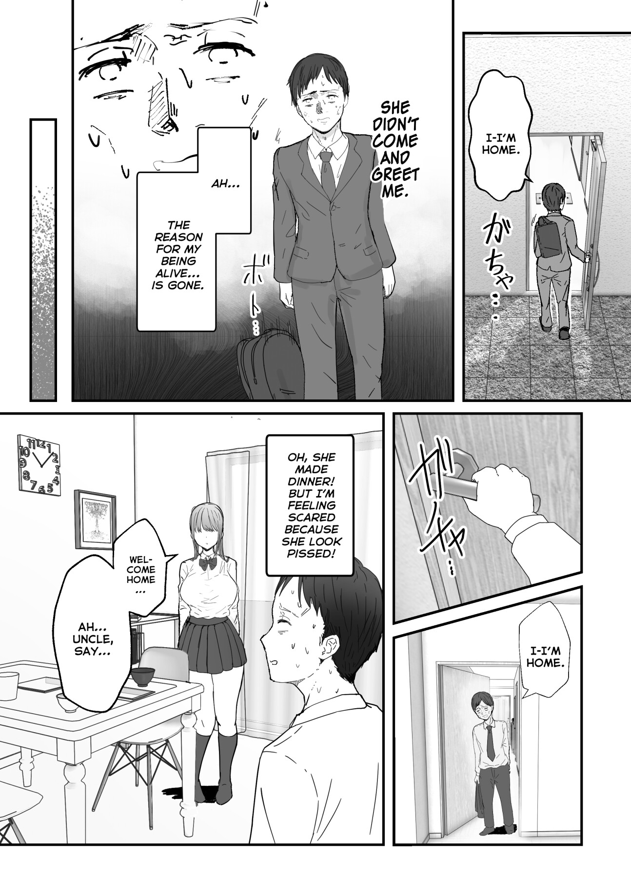 Hentai Manga Comic-My busty niece, a high school girl living with me, gives me a lot of comfort through sweet sex.-Read-12